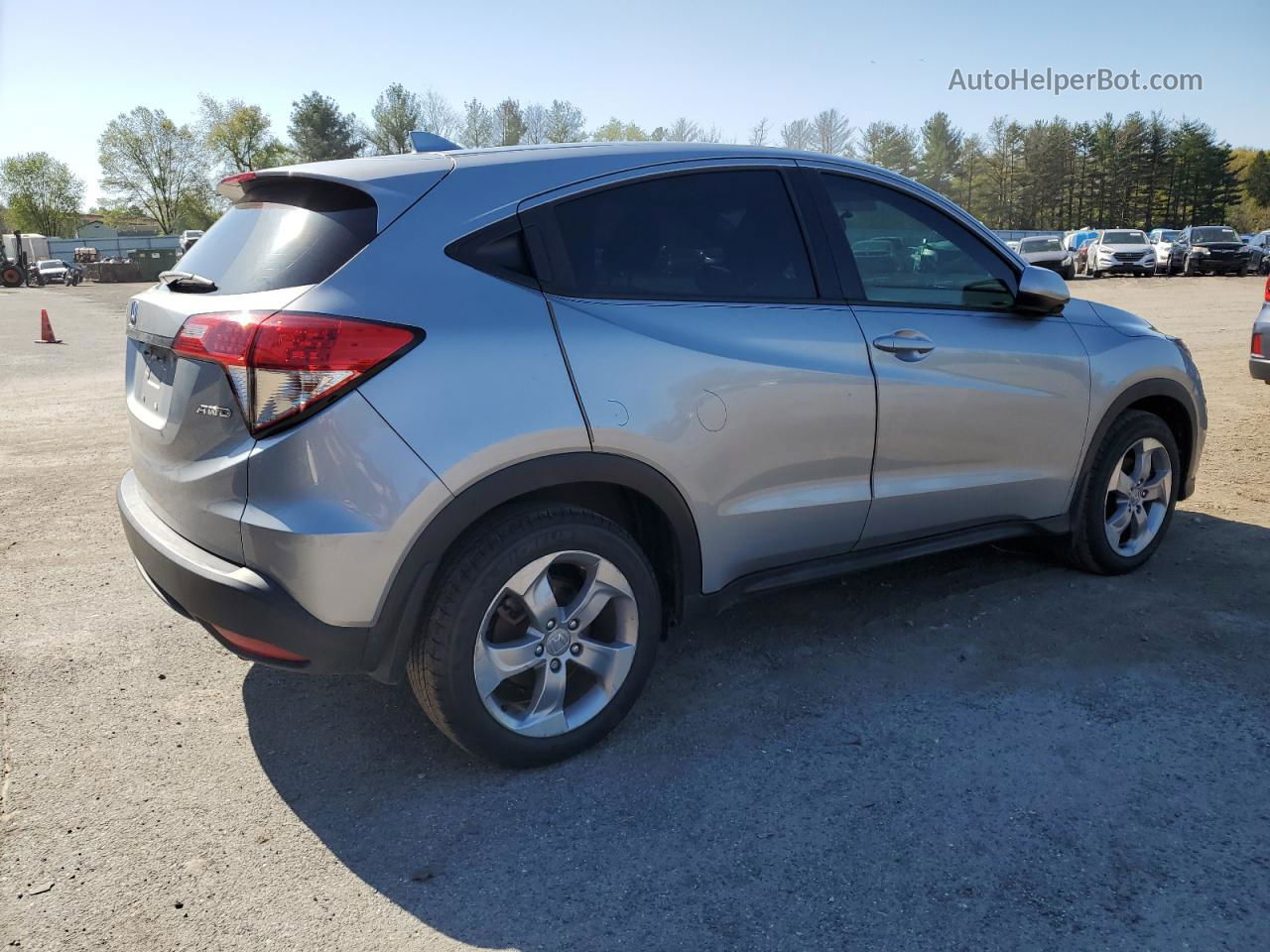 2019 Honda Hr-v Lx Серебряный vin: 3CZRU6H38KG727439