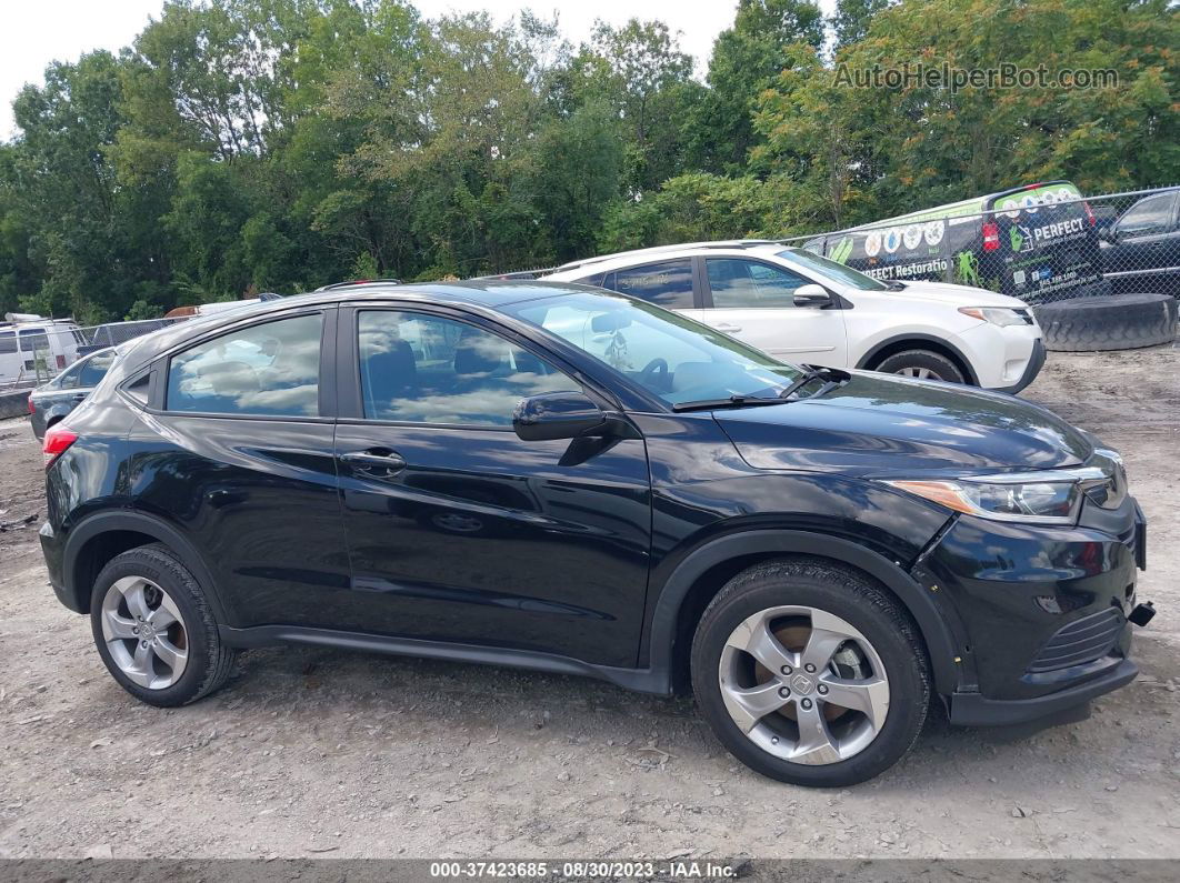 2019 Honda Hr-v Lx Black vin: 3CZRU6H38KG731426