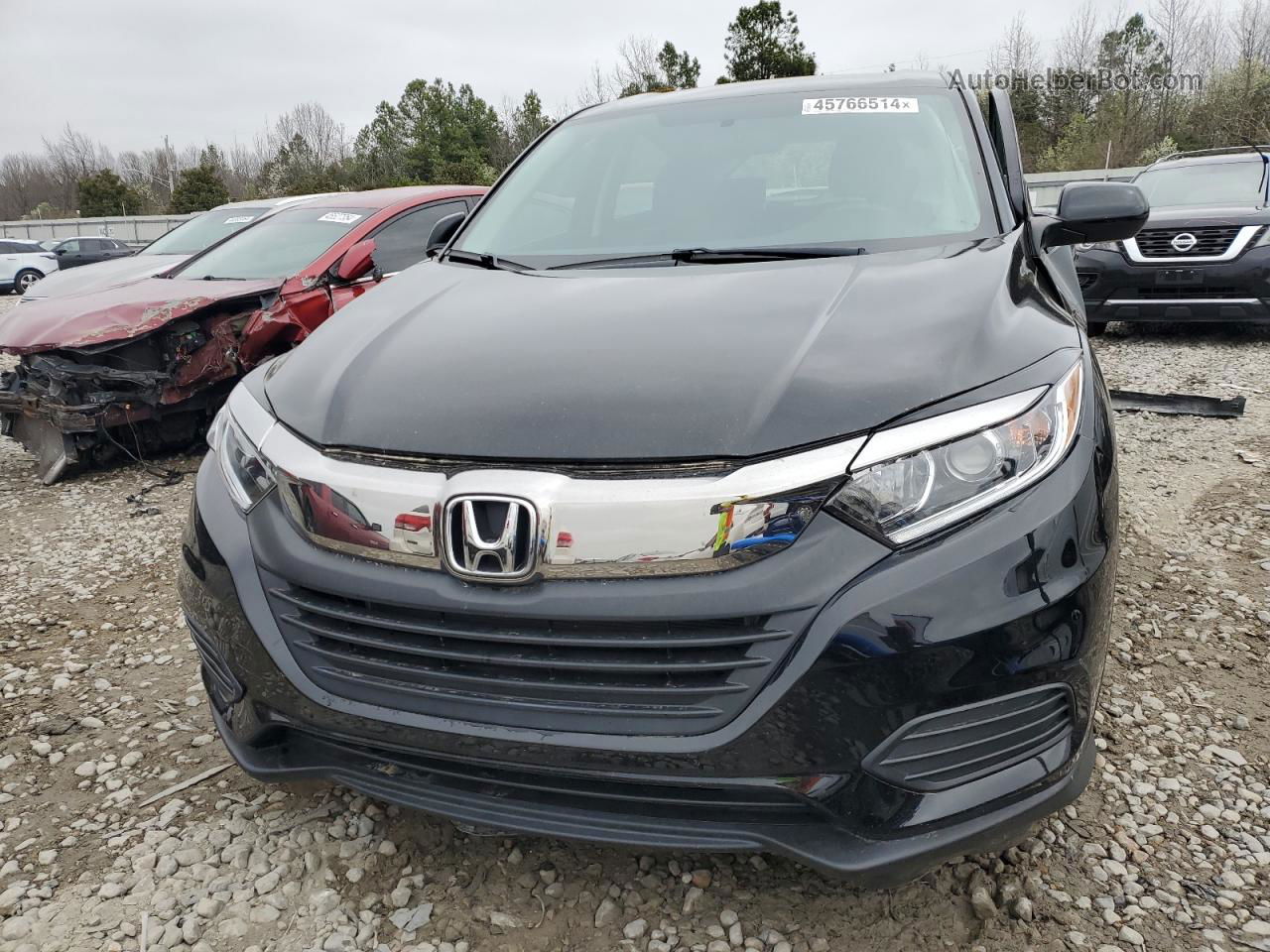 2021 Honda Hr-v Lx Black vin: 3CZRU6H38MM707910