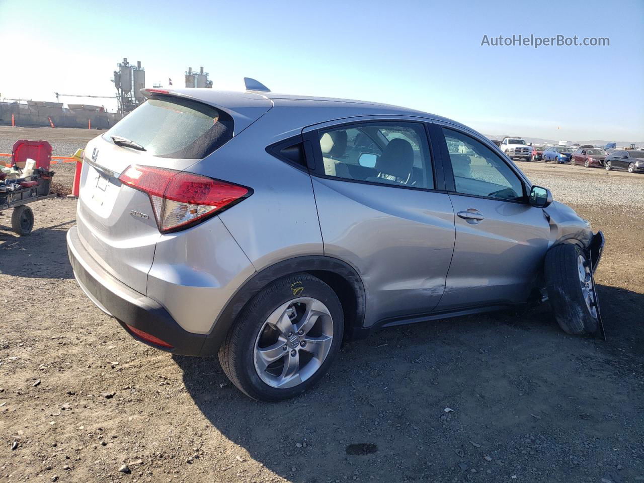 2021 Honda Hr-v Lx Gray vin: 3CZRU6H38MM732967