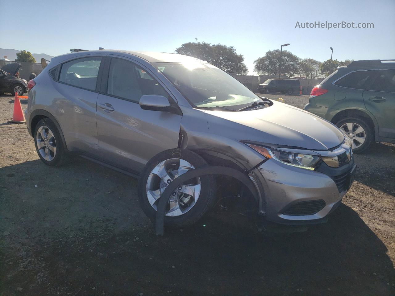 2021 Honda Hr-v Lx Gray vin: 3CZRU6H38MM732967