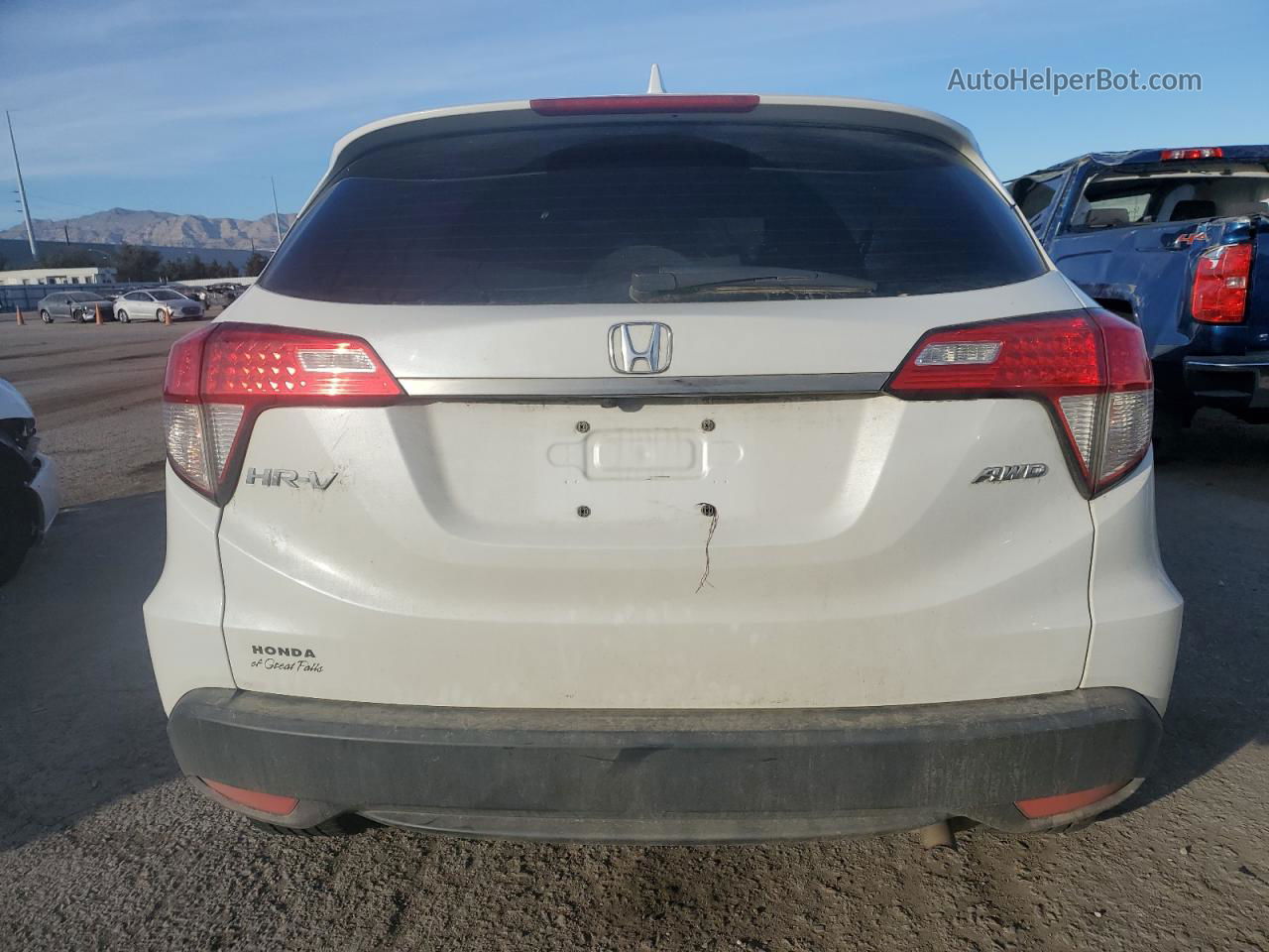 2021 Honda Hr-v Lx White vin: 3CZRU6H38MM734024