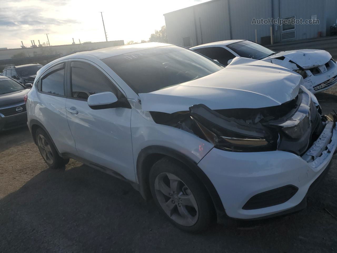 2021 Honda Hr-v Lx White vin: 3CZRU6H38MM734024