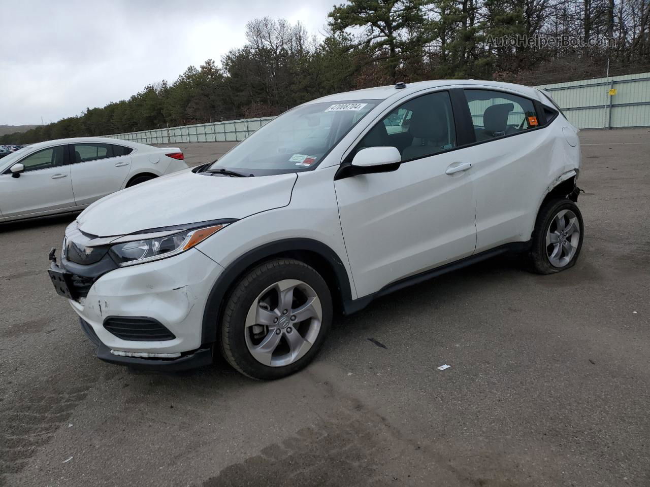 2021 Honda Hr-v Lx White vin: 3CZRU6H38MM734315