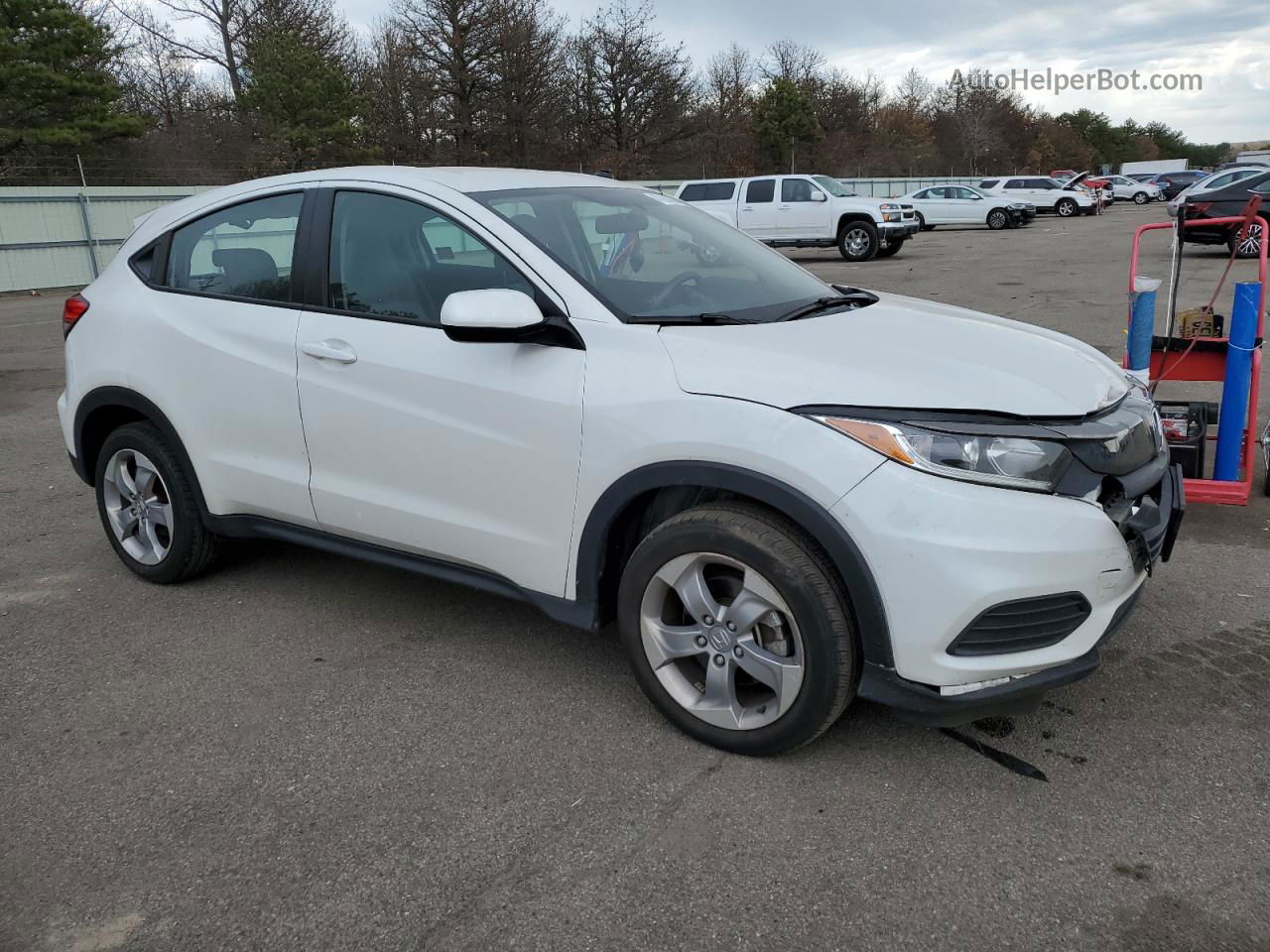 2021 Honda Hr-v Lx White vin: 3CZRU6H38MM734315