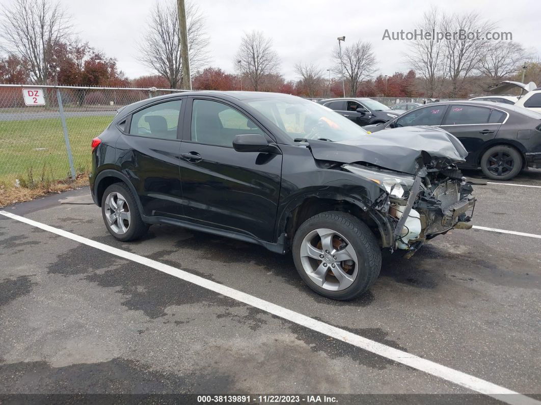 2016 Honda Hr-v Lx Black vin: 3CZRU6H39GM761818