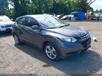 2016 Honda Hr-v Lx Gray vin: 3CZRU6H39GM767859