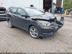 2016 Honda Hr-v Lx Gray vin: 3CZRU6H39GM770566