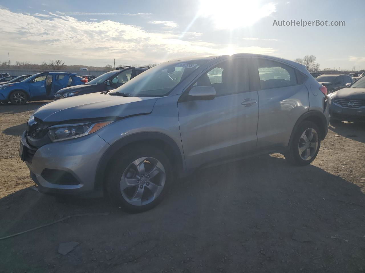 2019 Honda Hr-v Lx Silver vin: 3CZRU6H39KG705093