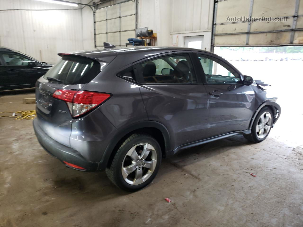 2019 Honda Hr-v Lx Gray vin: 3CZRU6H39KG709502