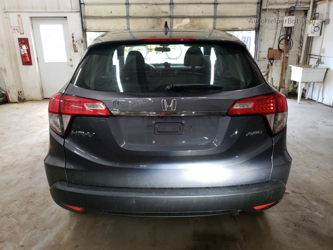 2019 Honda Hr-v Lx Gray vin: 3CZRU6H39KG709502