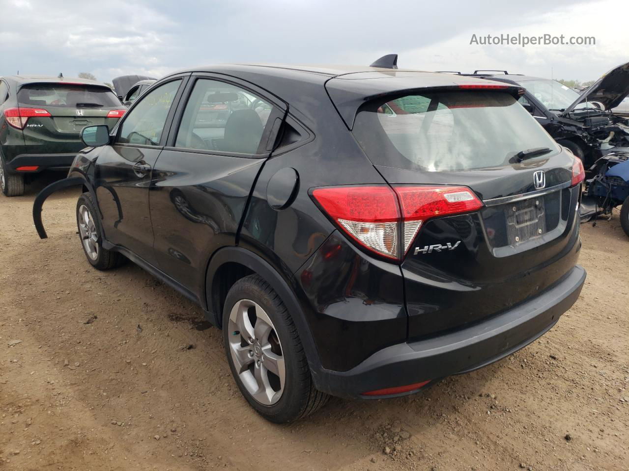 2019 Honda Hr-v Lx Black vin: 3CZRU6H39KG716062