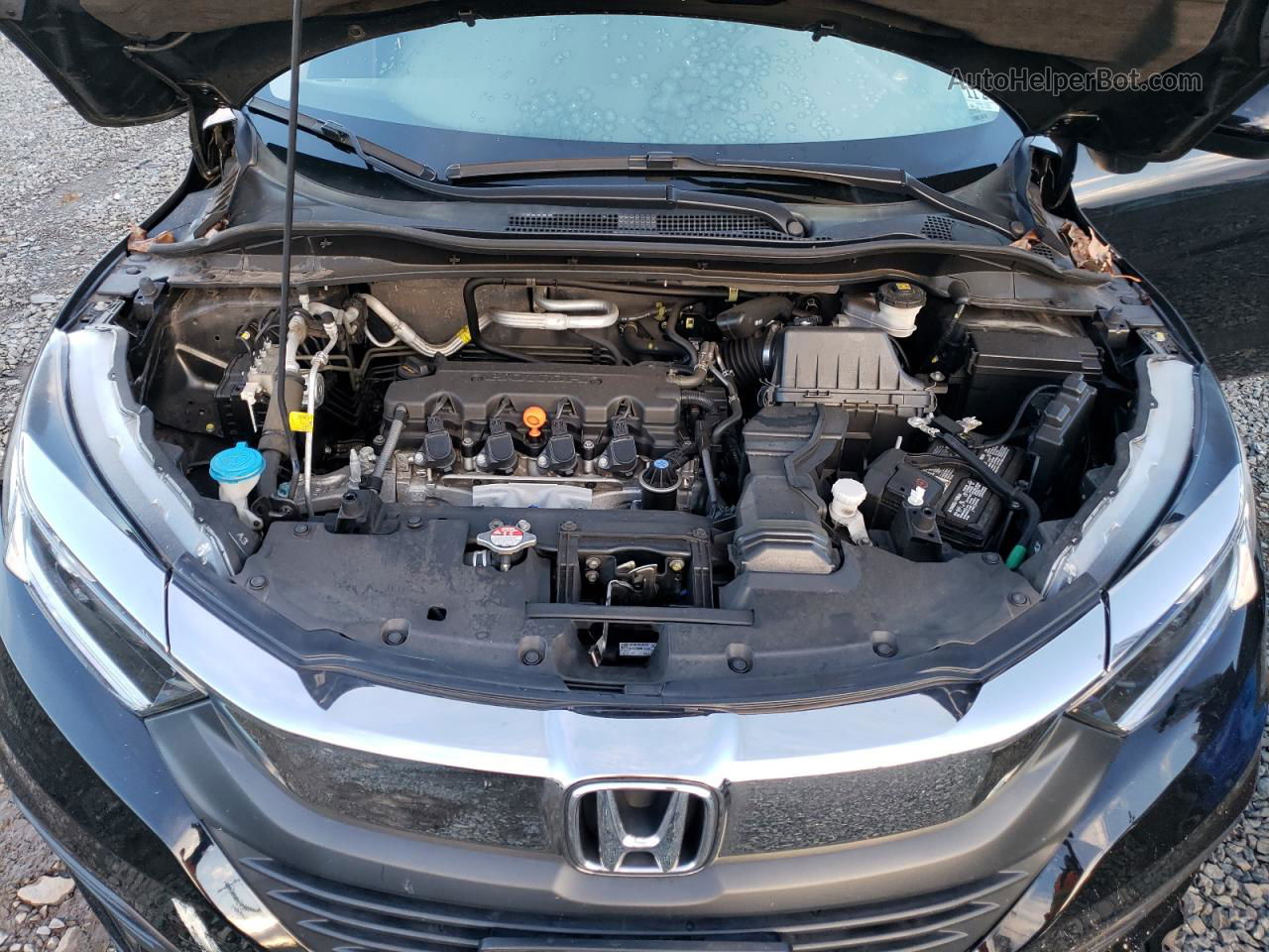 2019 Honda Hr-v Lx Black vin: 3CZRU6H39KG734156