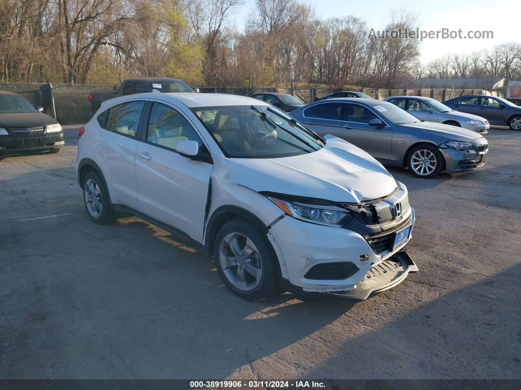 2019 Honda Hr-v Lx White vin: 3CZRU6H39KM703748