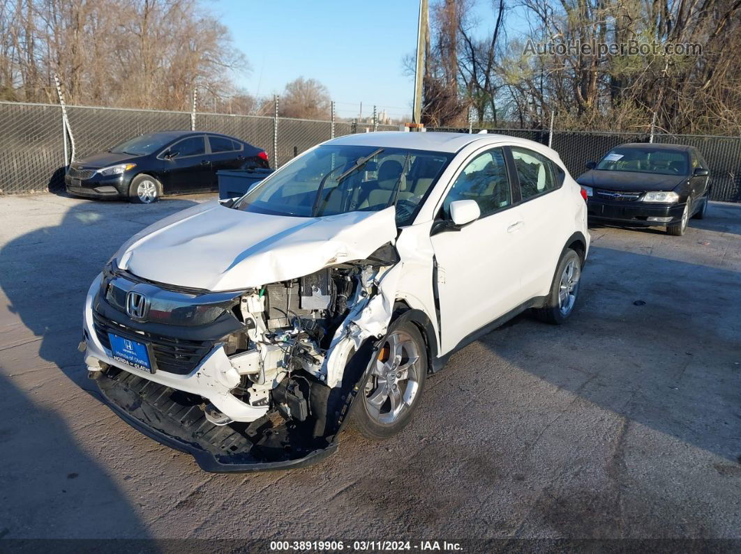 2019 Honda Hr-v Lx White vin: 3CZRU6H39KM703748