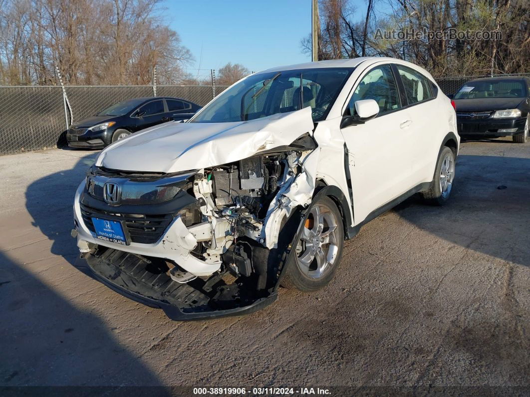 2019 Honda Hr-v Lx White vin: 3CZRU6H39KM703748