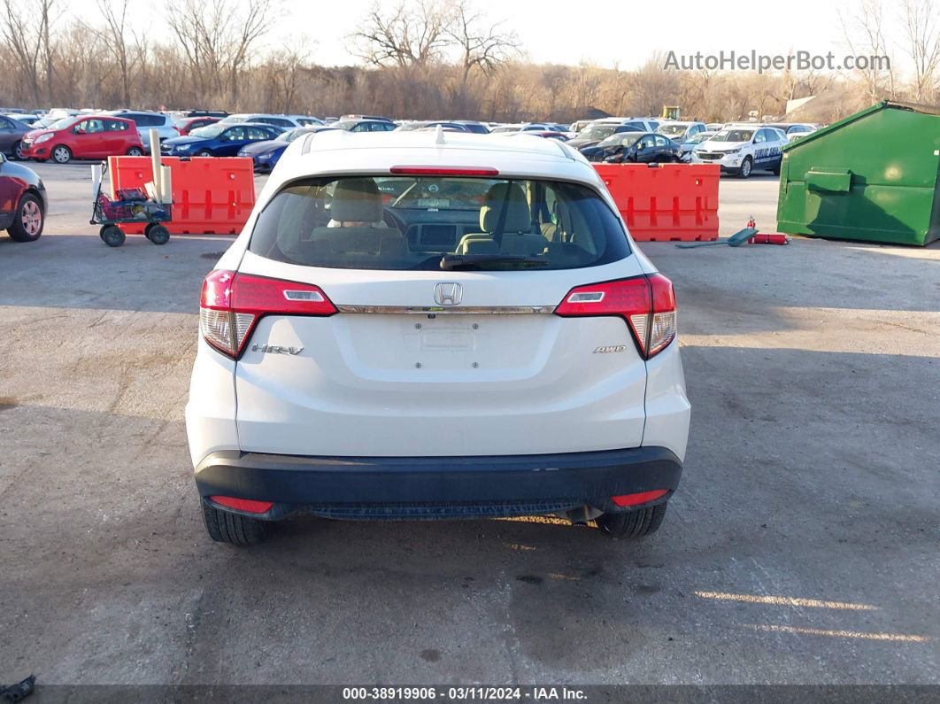 2019 Honda Hr-v Lx White vin: 3CZRU6H39KM703748