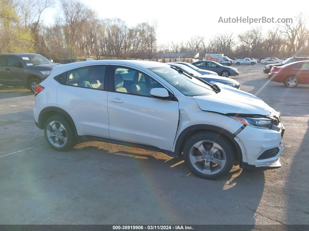 2019 Honda Hr-v Lx White vin: 3CZRU6H39KM703748