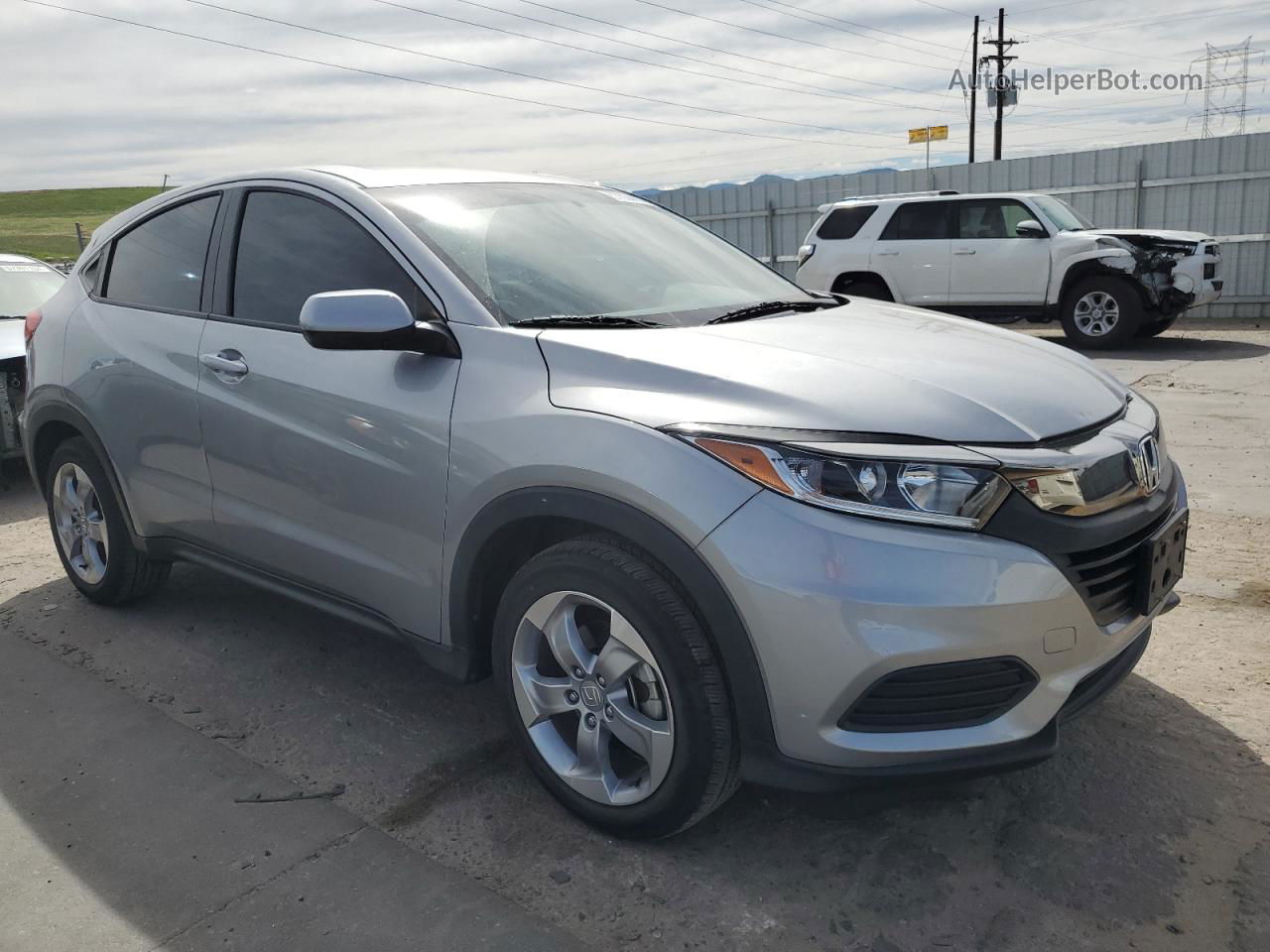 2021 Honda Hr-v Lx Silver vin: 3CZRU6H39MM732217