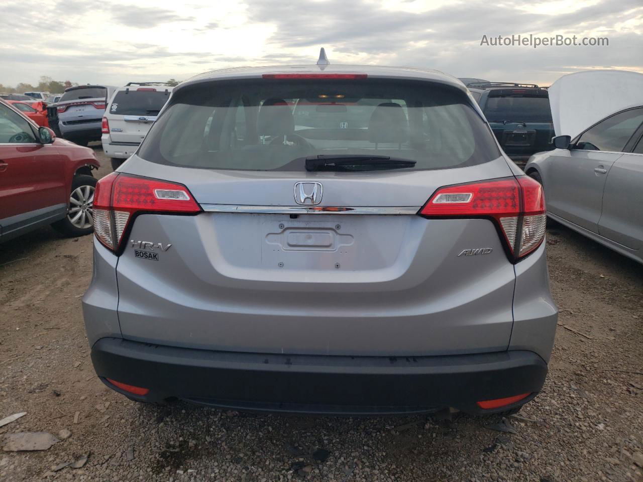 2021 Honda Hr-v Lx Gray vin: 3CZRU6H39MM733061