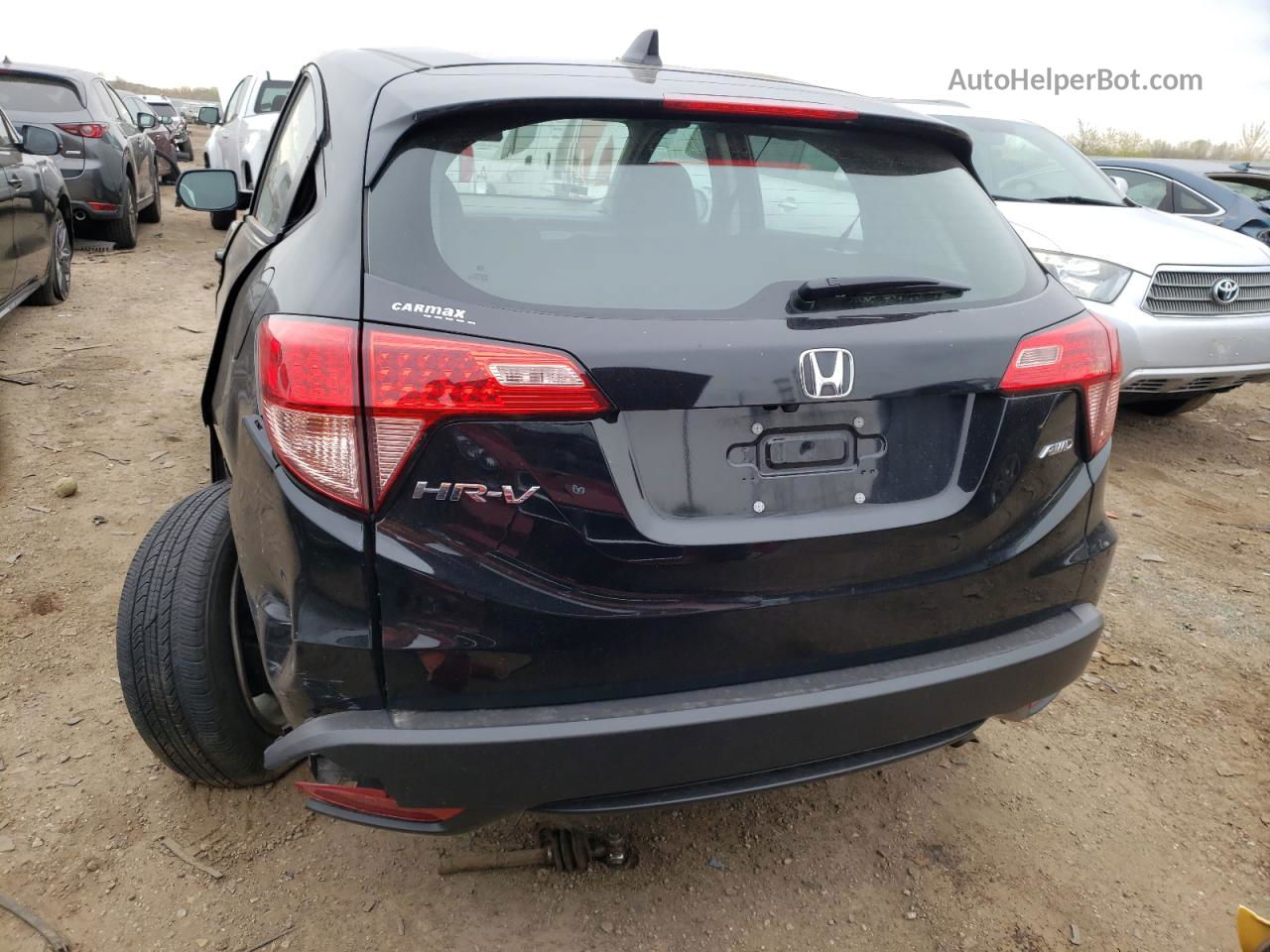 2016 Honda Hr-v Lx Черный vin: 3CZRU6H3XGM724051