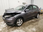 2016 Honda Hr-v Lx Gray vin: 3CZRU6H3XGM754506