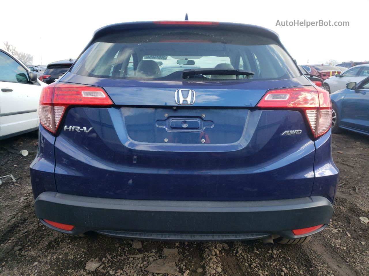 2017 Honda Hr-v Lx Синий vin: 3CZRU6H3XHG700140