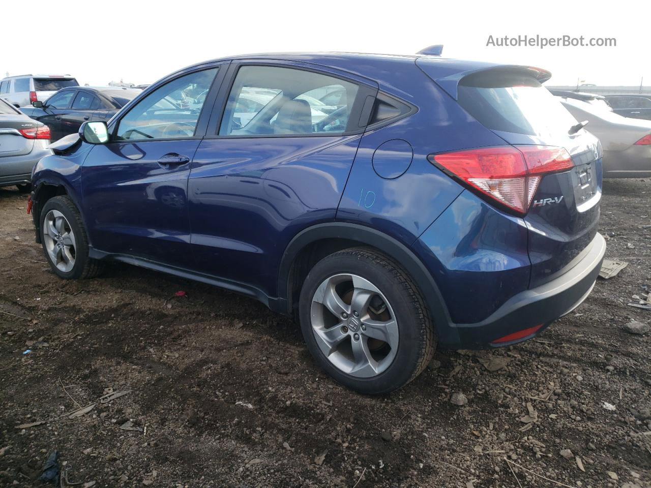 2017 Honda Hr-v Lx Синий vin: 3CZRU6H3XHG700140