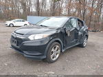 2017 Honda Hr-v Lx Black vin: 3CZRU6H3XHG702454