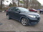 2017 Honda Hr-v Lx Black vin: 3CZRU6H3XHG702454