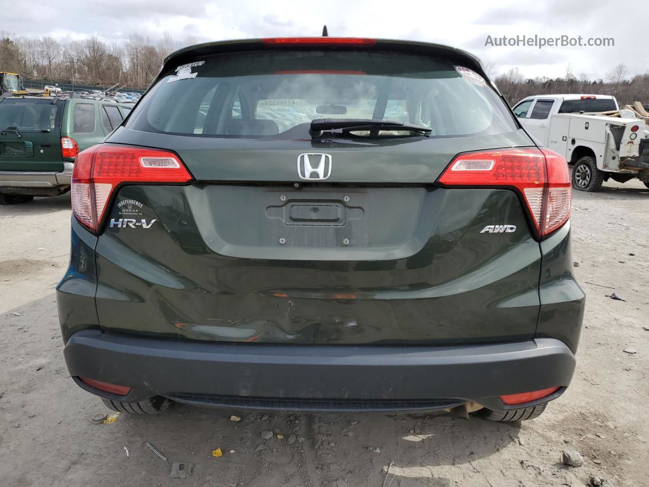 2017 Honda Hr-v Lx Green vin: 3CZRU6H3XHG707251