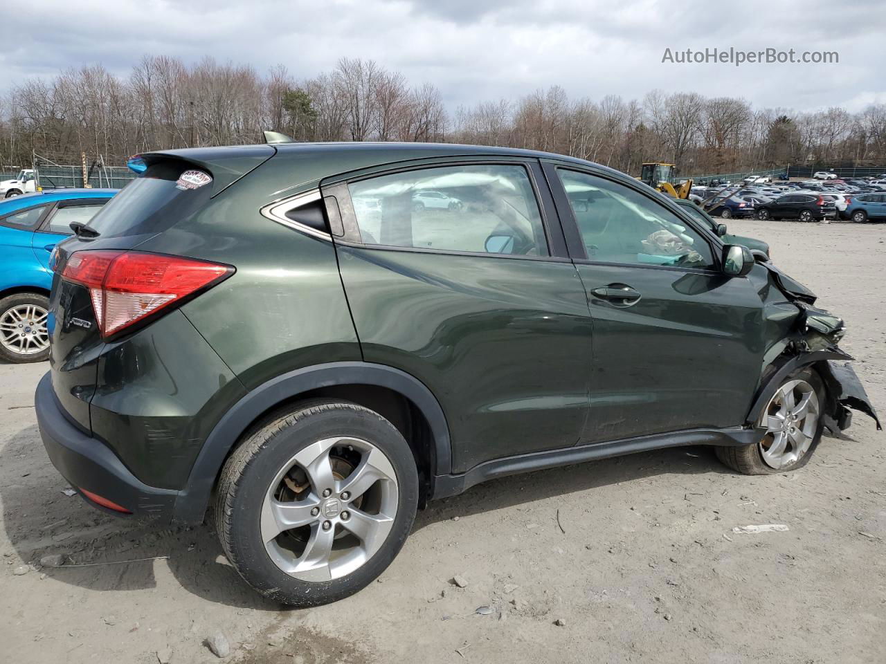 2017 Honda Hr-v Lx Green vin: 3CZRU6H3XHG707251