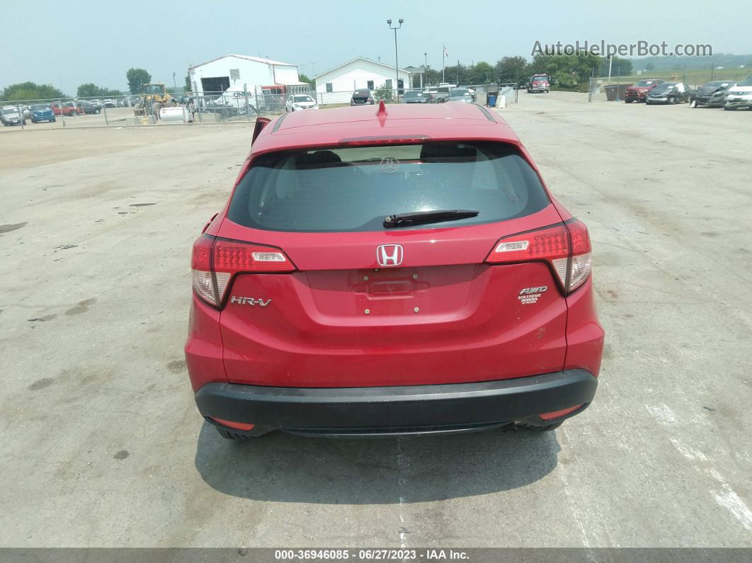 2017 Honda Hr-v Lx Red vin: 3CZRU6H3XHM709874