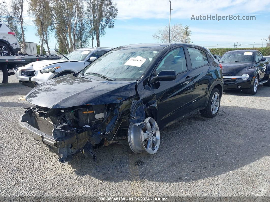 2017 Honda Hr-v Lx Black vin: 3CZRU6H3XHM713388