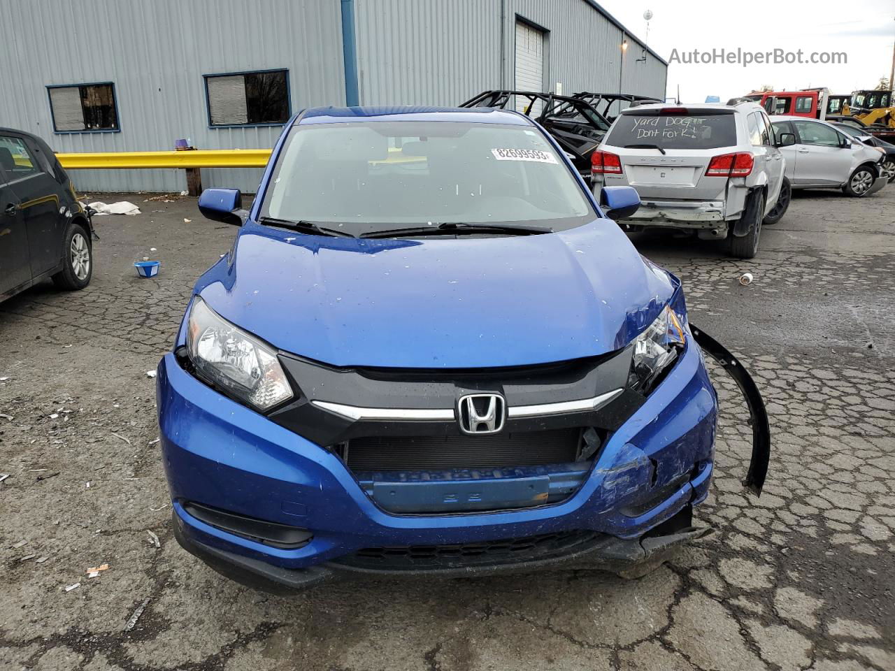 2018 Honda Hr-v Lx Blue vin: 3CZRU6H3XJG714626