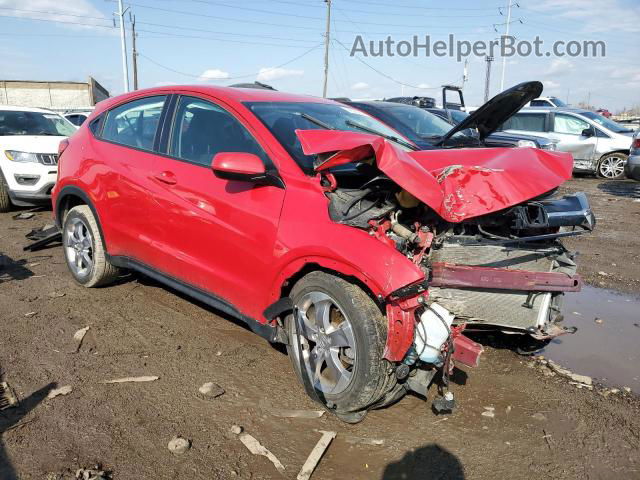 2018 Honda Hr-v Lx Red vin: 3CZRU6H3XJG727697