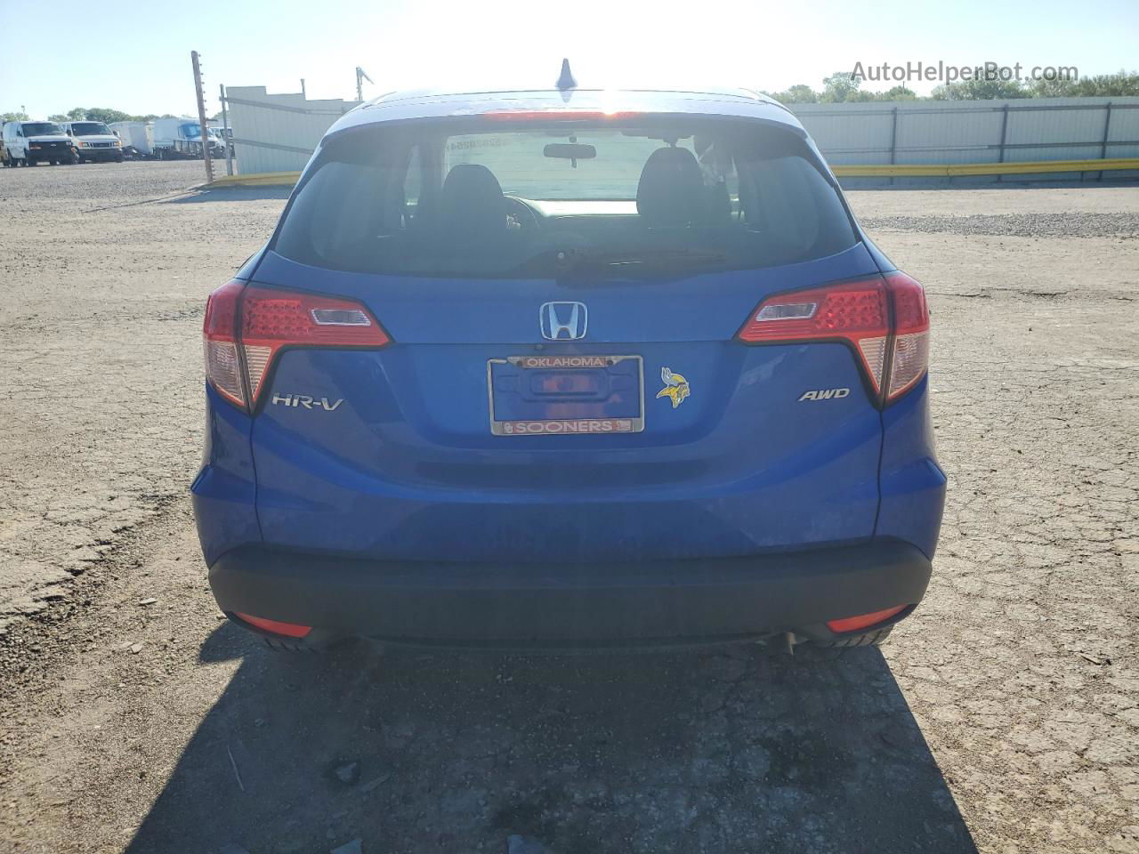 2018 Honda Hr-v Lx Blue vin: 3CZRU6H3XJM704213