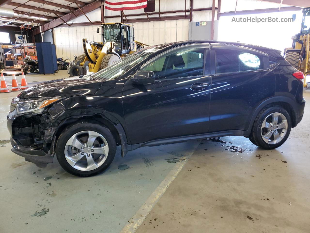 2019 Honda Hr-v Lx Black vin: 3CZRU6H3XKG700842