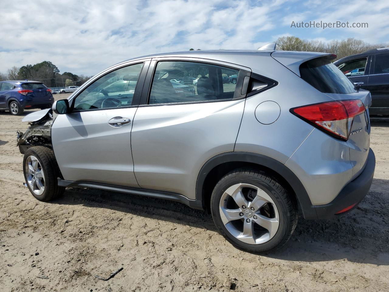 2019 Honda Hr-v Lx Silver vin: 3CZRU6H3XKG719763