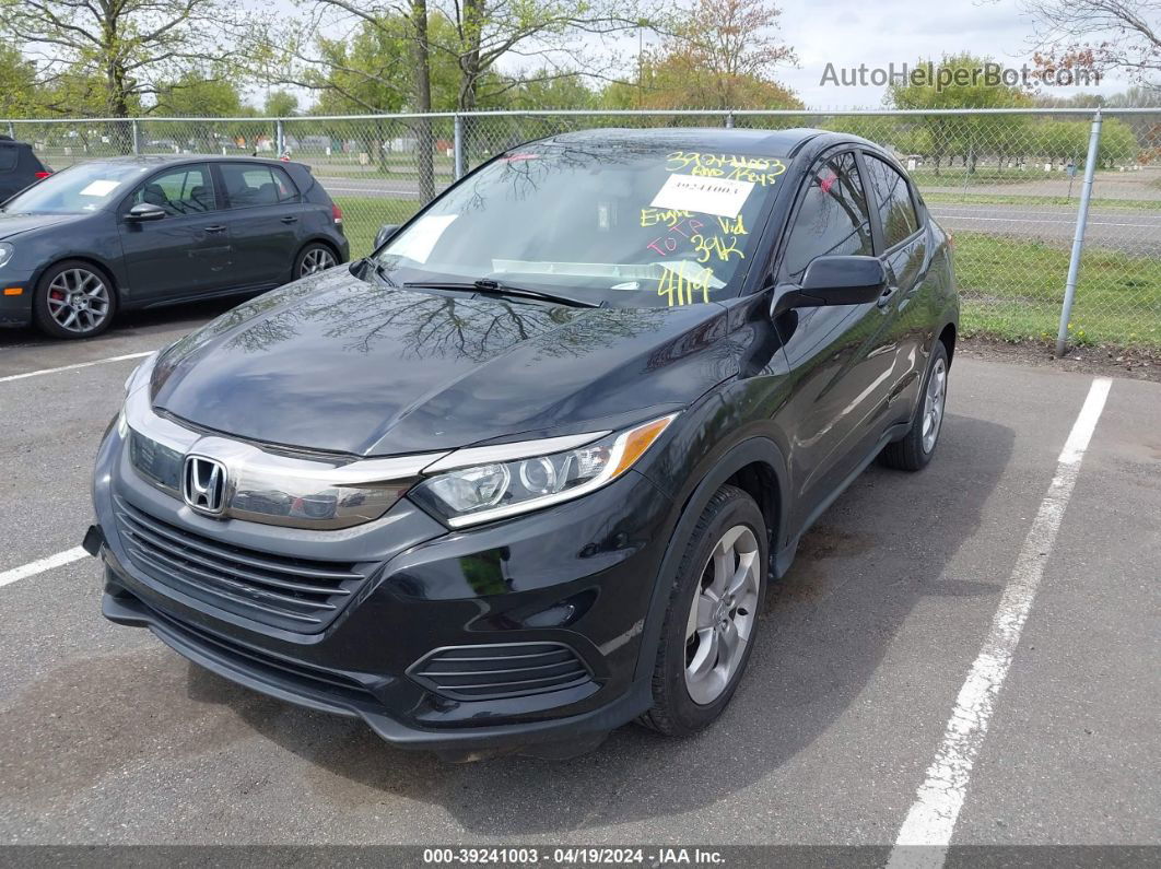 2019 Honda Hr-v Lx Black vin: 3CZRU6H3XKG720136