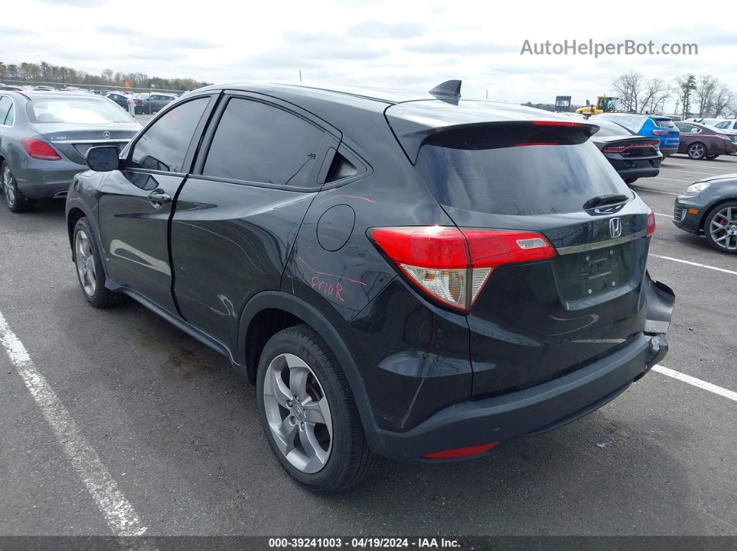 2019 Honda Hr-v Lx Black vin: 3CZRU6H3XKG720136