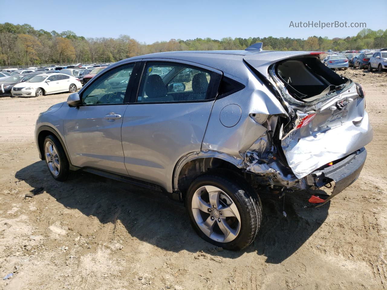 2019 Honda Hr-v Lx Серебряный vin: 3CZRU6H3XKG726776