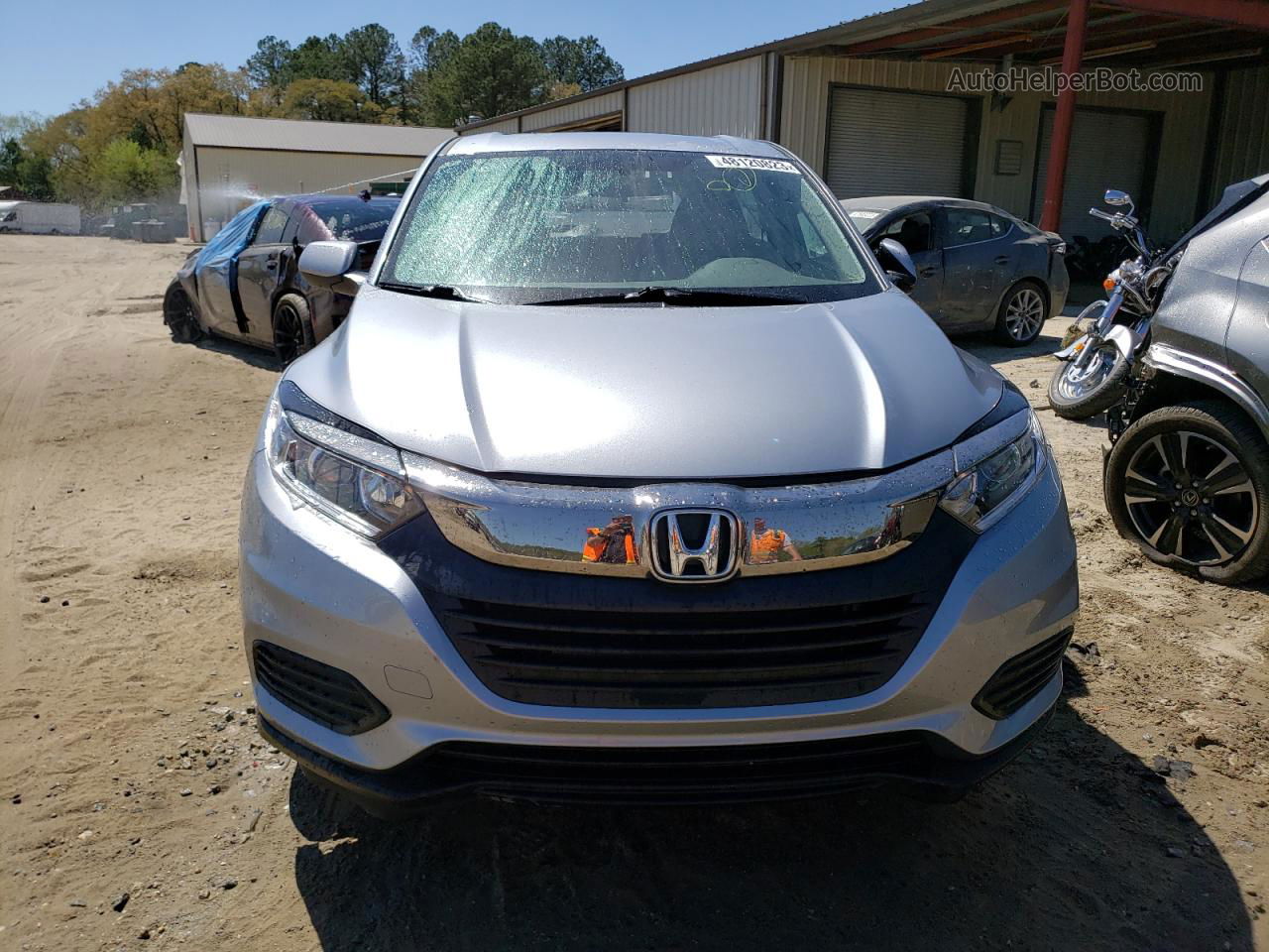 2019 Honda Hr-v Lx Silver vin: 3CZRU6H3XKG726776