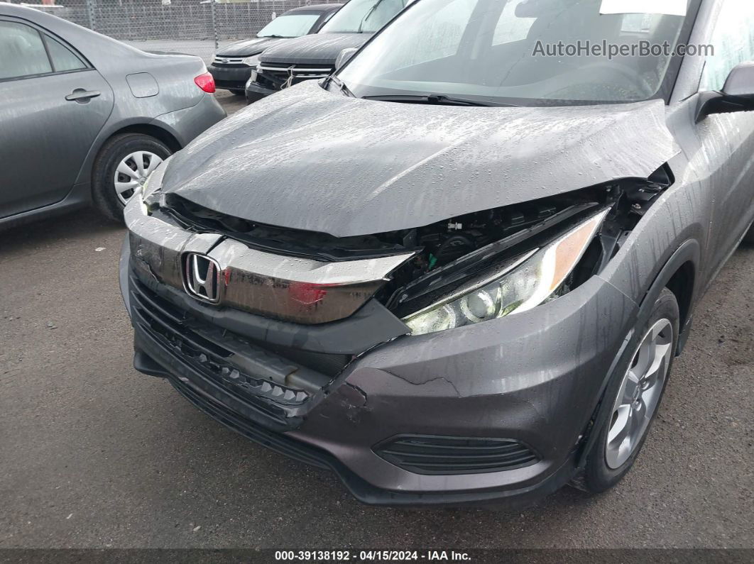 2019 Honda Hr-v Lx Gray vin: 3CZRU6H3XKM728786