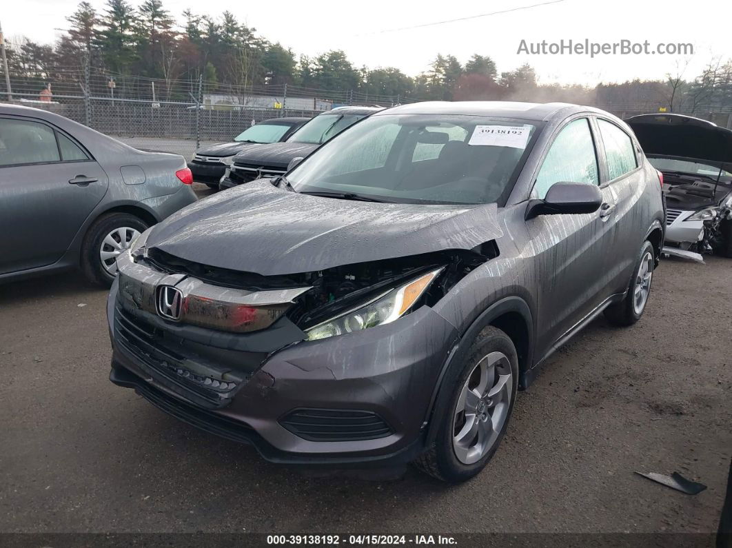 2019 Honda Hr-v Lx Gray vin: 3CZRU6H3XKM728786