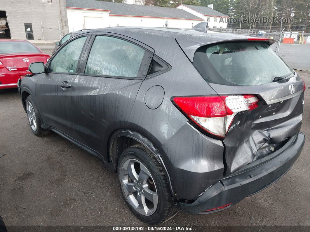 2019 Honda Hr-v Lx Gray vin: 3CZRU6H3XKM728786