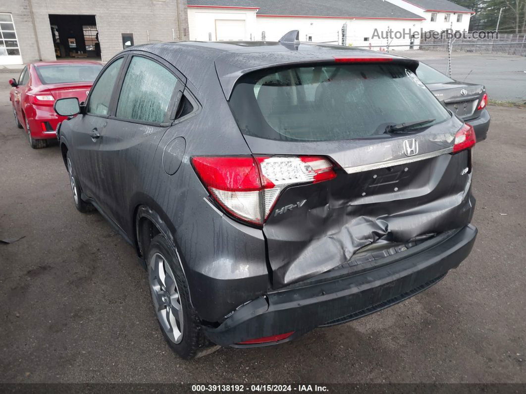 2019 Honda Hr-v Lx Gray vin: 3CZRU6H3XKM728786