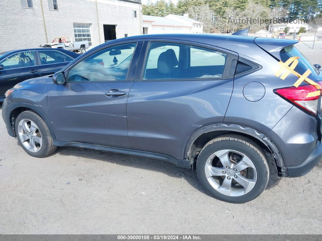 2019 Honda Hr-v Lx Gray vin: 3CZRU6H3XKM728819