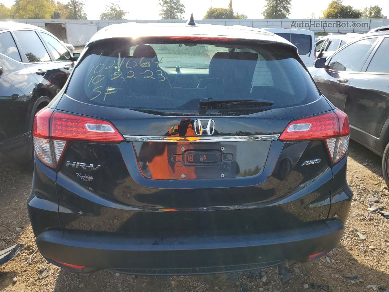 2021 Honda Hr-v Lx Black vin: 3CZRU6H3XMM710825