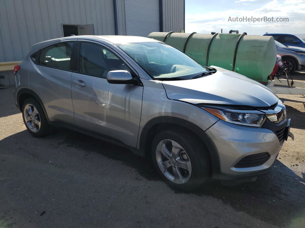 2021 Honda Hr-v Lx Silver vin: 3CZRU6H3XMM715720